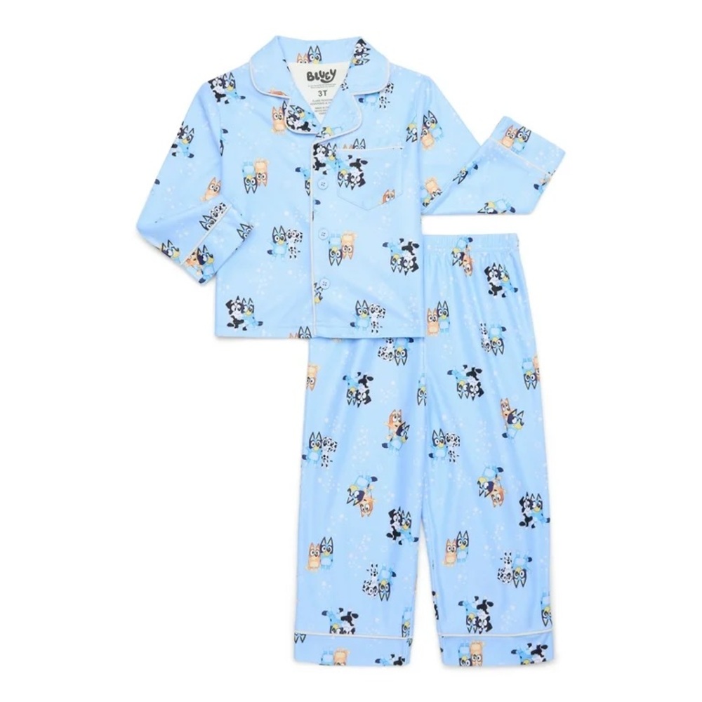 Bluey Toddler Long Sleeve Top and Pants Pajama 2-Piece set